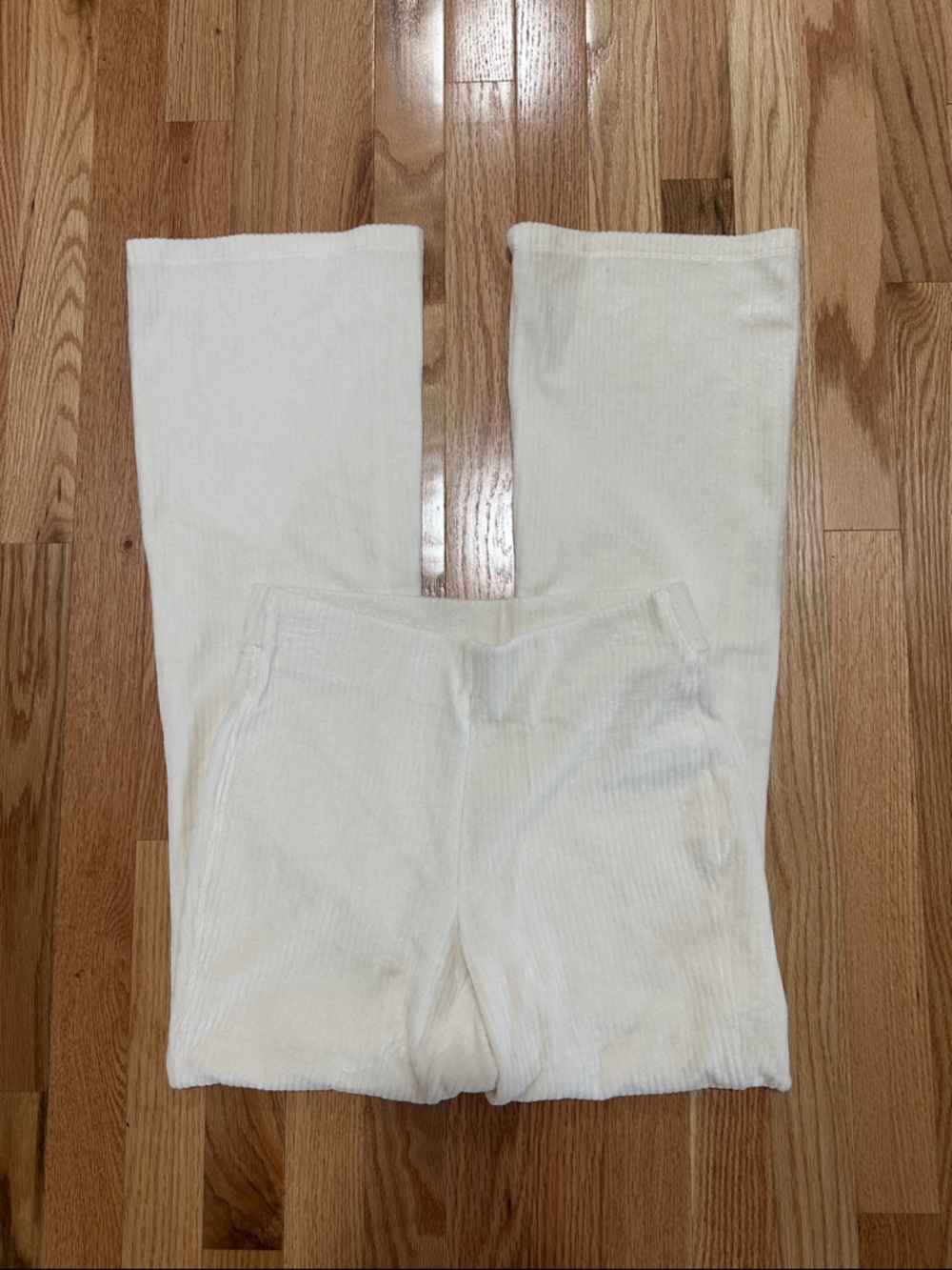 Old Navy Cream Wide Leg Corduroy Pants